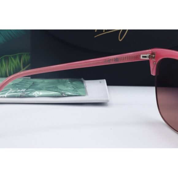 Maui Jim Lokelani MJ 825-09 Light Pink Cat Eye Sunglasses Maui Rose polarized Le